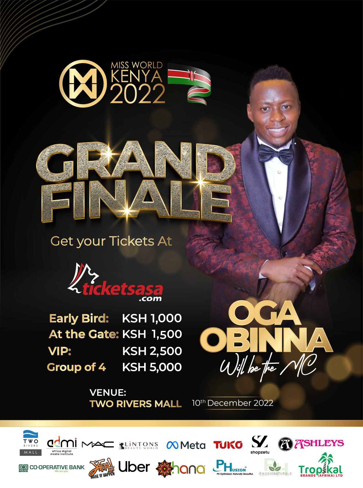 Oga Obinna - Mc for Mr and Miss World Kenya